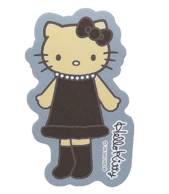 Hello Kitty Die-Cut Sticker - Black