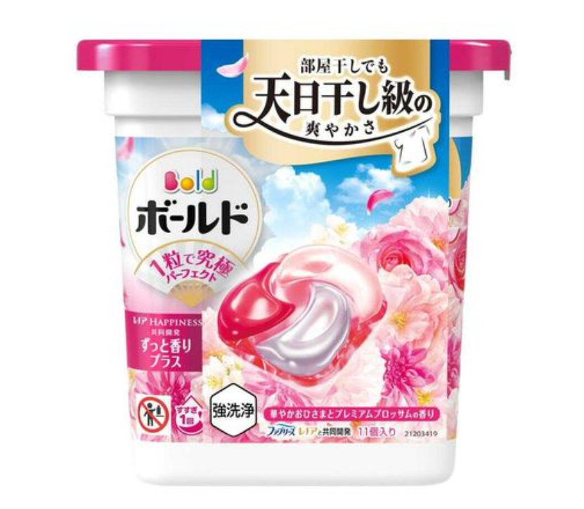 P&G P&G Bold 4-in-1 Laundry Pods: Sunshine & Premium Floral Scent (Deodorizes, Fluffs, Fragrance, Anti-wrinkle, Anti-yellowing) (11 pods)