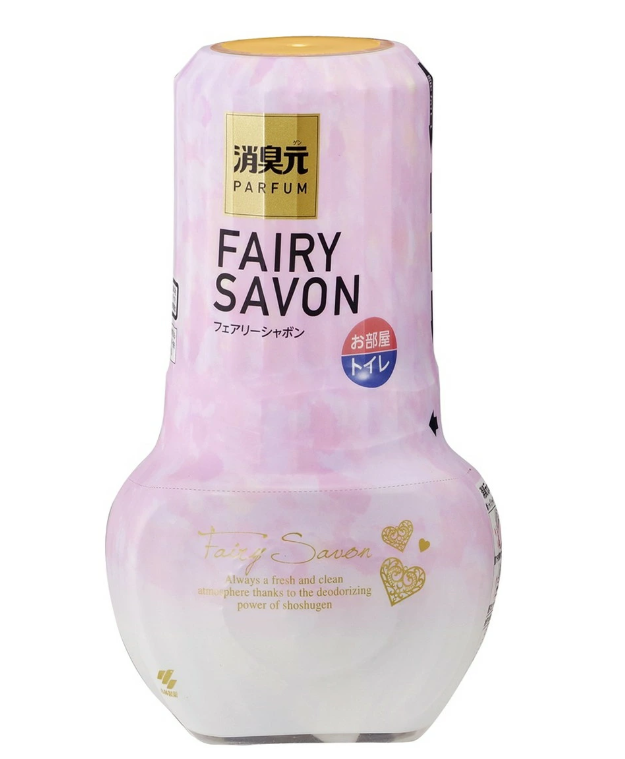 Kobayashi Pharmaceutical's SAVON Room and Toilet Air Freshener 400ml - A balanced blend of citrus, rose, lily of the valley, and jasmine