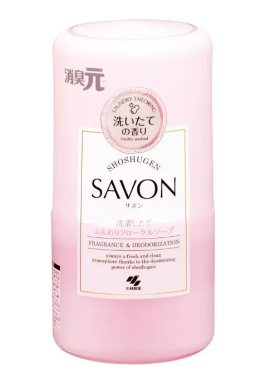 Kobayashi Pharmaceutical Kobayashi Pharmaceutical SAVON Air Freshener 400ml Fresh Floral Soap Scent