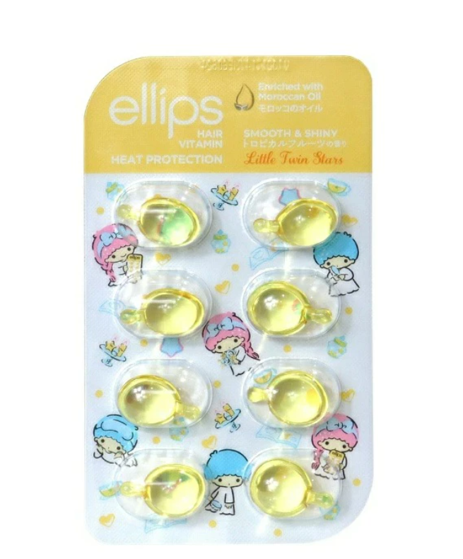 Ellips Hair Oil: Smooth & Shiny / Sanrio Limited Edition (8-Capsule Pack)