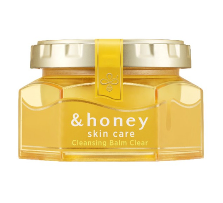 &honey Cleansing Balm (Transparent) contains over 90% moisturizing and nourishing ingredients. Five-in-one: Makeup removal, exfoliation, cleansing, massage, and moisturizing. 90g