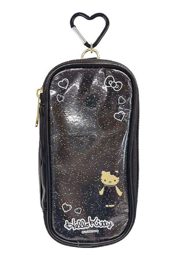 Hello Kitty Makeup Pouch (Black)