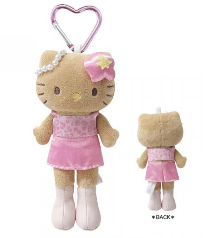 Hello Kitty Character Charm - Leopard Print (Pink)