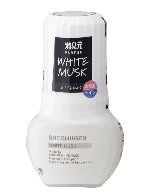 Kobayashi Pharmaceutical's SAVON Room and Toilet Air Freshener 400ml - White Musk Scent