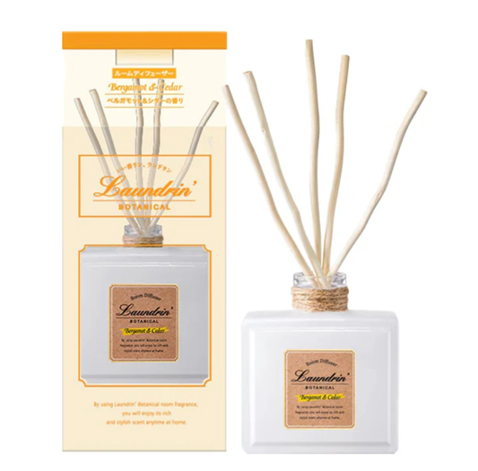 Laundrin Elegant Home Fragrance, Room Air Freshener (ideal for home, office, and living room) 80ml, Bergamot and Cedarwood