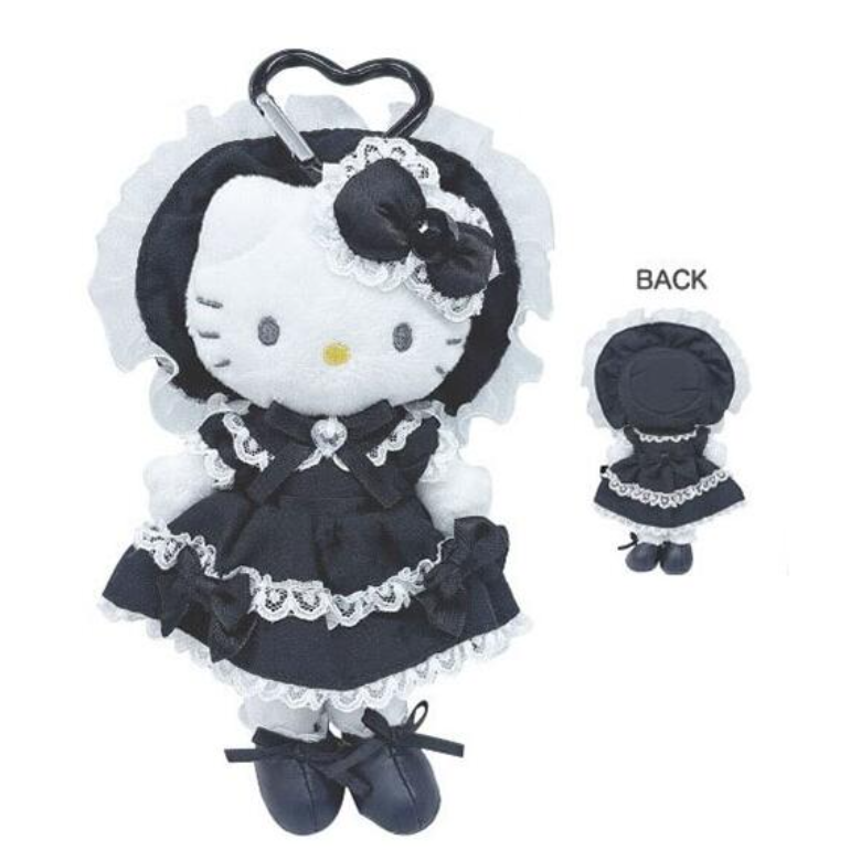 Hello Kitty Dress-Up Charm - Lolita Style (Black)