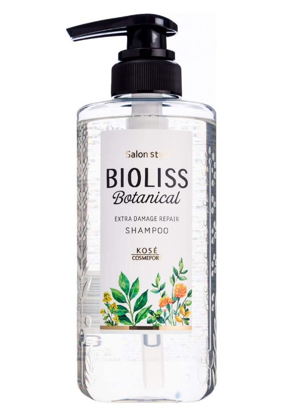 Bioliss Salon Style Botanical Shampoo with Extra Damage Repair 480ml