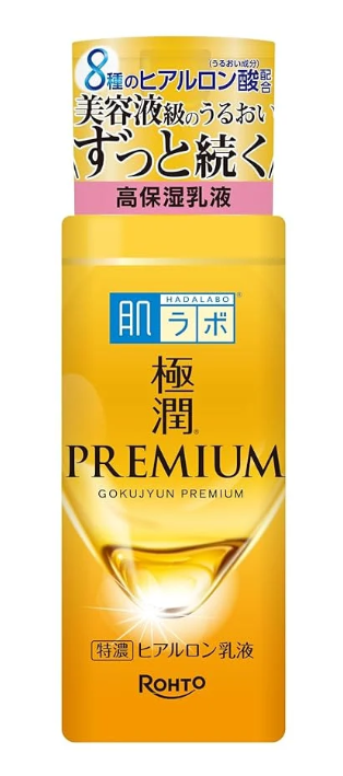 Hada Labo Gokujyun Premium Hyaluronic Acid Intensive Hydrating Milk – Fragrance-Free, 140ml