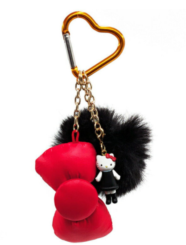 Hello Kitty Bow Phone Strap - Red