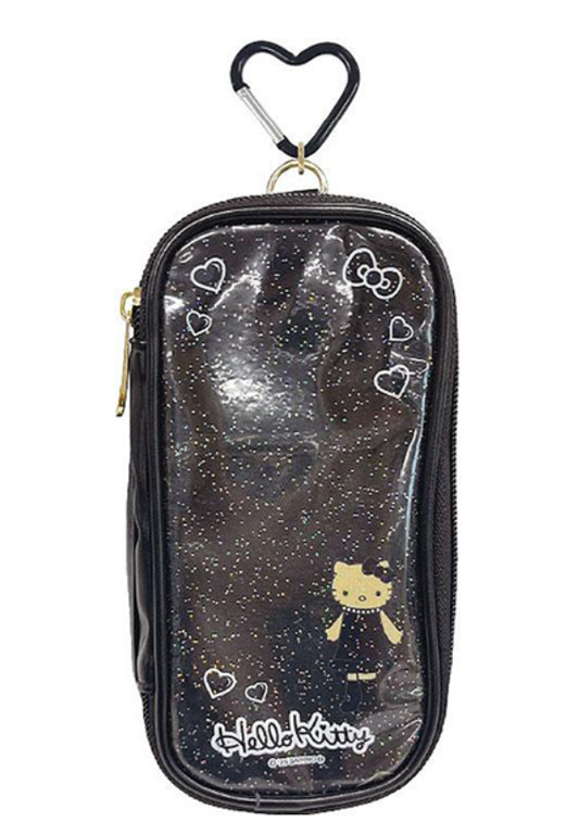 Hello Kitty Makeup Pouch (Black)
