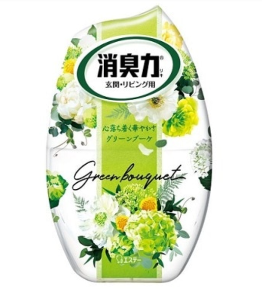 Deodorizing Power Room Deodorizer, Premium Aromatherapy Air Freshener, 400ml (Adjustable concentration) Green Bouquet