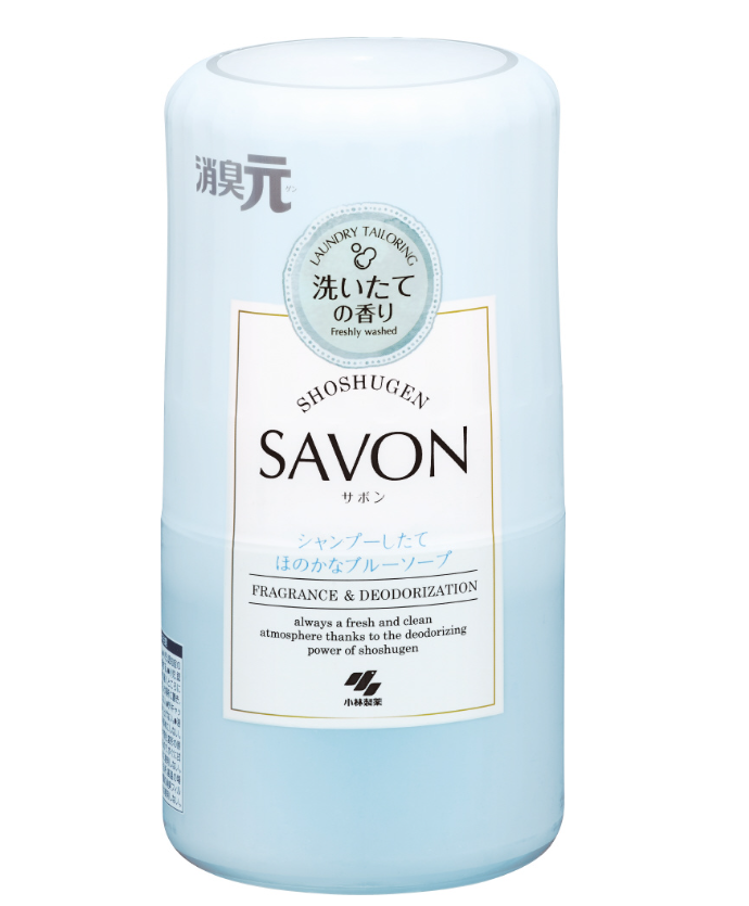 Kobayashi Pharmaceutical's SAVON Air Freshener 400ml - Light Blue Soap Scent