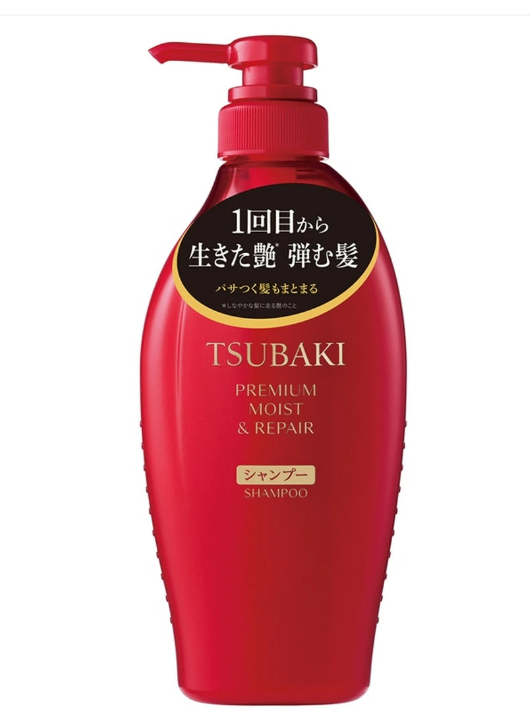 Shiseido TSUBAKI Premium Moisturizing & Repair Shampoo 450ml (Red Tsubaki)